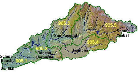 Santa Margarita Topography